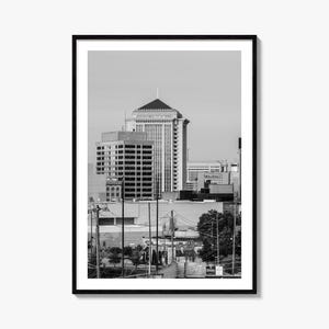 Montgomery Photo Poster Print, Montgomery Schwarzweiß Kunst, Montgomery Fotografie, Montgomery Reise, Montgomery Karte Poster