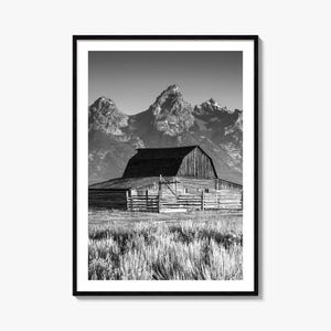 Jackson Hole Foto Poster Druck, Jackson Hole Schwarz und Weiß Wandkunst, Jackson Hole Wand Fotografie, Reise, Karte Poster