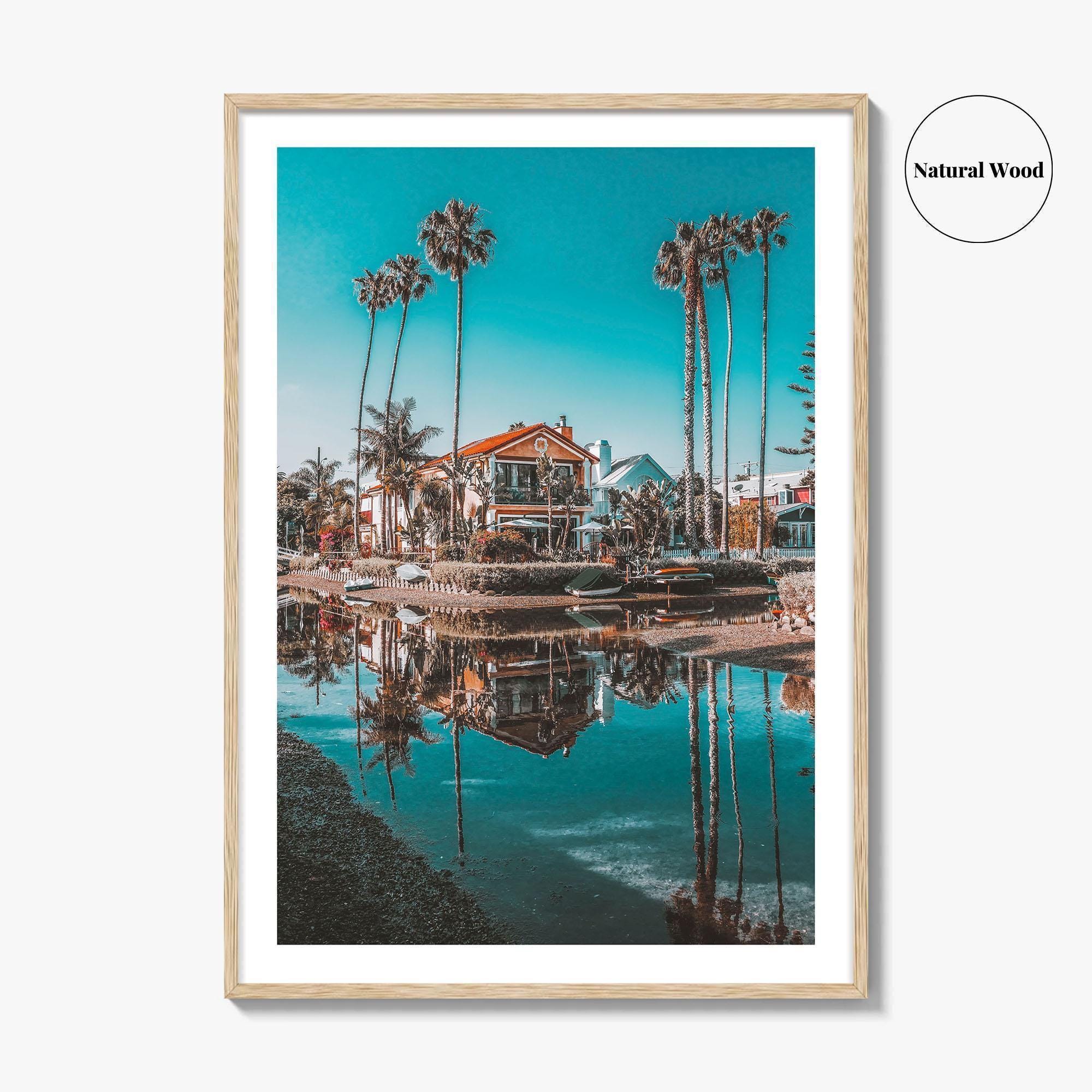 ベニスビーチのファインアート写真プリント、ベニスの運河