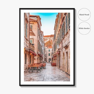 Dubrovnik Croatia Fine Art Photo Print, Old Town Stradun, Ragusa, Wall Poster image 6