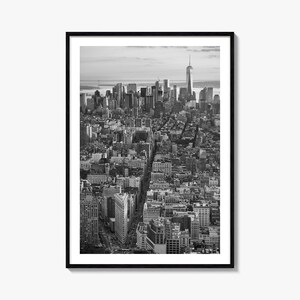 Manhattan Foto Poster No 1, Manhattan Schwarz-Weiß-Kunst, Manhattan Fotografie, Manhattan Reise, Manhattan Karte Poster