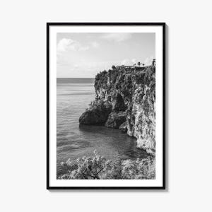 Anguilla Photo Poster Print No 2, Anguilla Black and White Wall Art, Anguilla Wall Photography, Anguilla Travel, Anguilla Map Poster