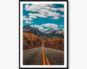 San Juan Mountains Fine Art Photo Print, Telluride Poster, Colorado Wall Decor