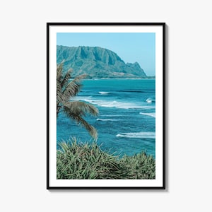 Hanalei Colorful Poster Print, Hanalei Photo Wall Art, Hanalei Wall Decor, Hanalei Travel Print, Hanalei Street Map Poster, City Map