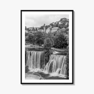 Bosnia and Herzegovina Photo Poster Print, Bosnia and Herzegovina Black and White Art, Bosnia and Herzegovina Photography