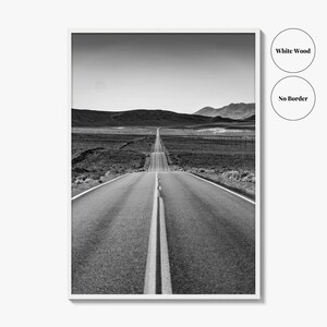 California Black and White Fine Art Photo Print, Route 66, USA Wall Decor Poster image 17
