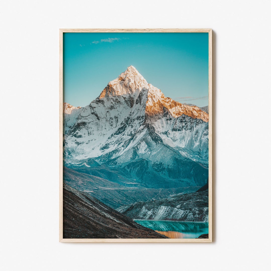 Nepal Colorful Poster Print, Nepal Photo Wall Art, Nepal Wall Decor, Nepal Travel Print, Nepal