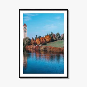 Spokane Colorful Poster Print, Spokane Photo Wall Art, Spokane Wall Decor, Spokane Travel Print, Spokane Street Map Poster, City Map