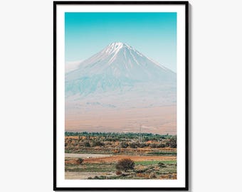 Mount Ararat Armenia Fine Art Photo Print, Yerevan Poster, Mountain Landscape