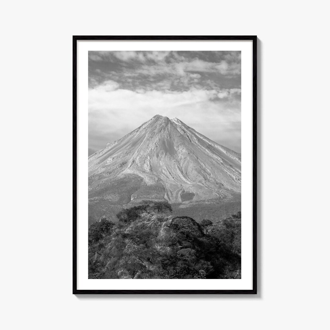 Colima Black and White Fine Art Photo Print, Mexico Landscape, Colima ...