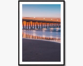 Wrightsville Beach Fine Art Photo Print, Wilmington NC, North Carolina Pier, Wall Decor