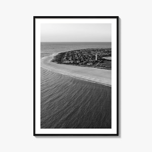 Cape May Foto Poster Druck, Cape May Schwarz Weiß Wandkunst, Cape May Wand Fotografie, Cape May Reise, Cape May Karte Poster