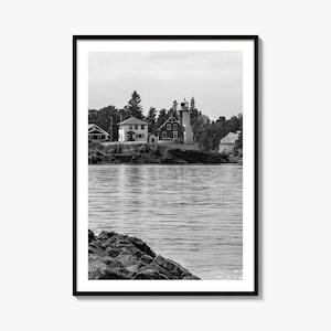 Cape Halbinsel Foto Poster Druck, obere Halbinsel Schwarz und Weiß Wandkunst, obere Halbinsel Fotografie, Reise, Karte Poster