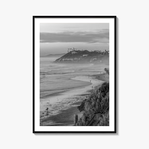 Encinitas Foto Poster Druck Nr. 2, Encinitas Schwarzweiß Kunst, Encinitas Fotografie, Encinitas Reise, Encinitas Karte Poster