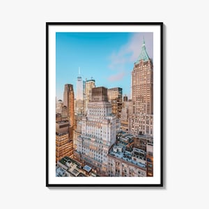 Wall Street Fine Art Photo Print, New York City NYC, Financial District Poster
