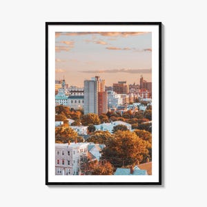 Portland Maine Bunt Poster Druck No 1, Portland Maine Fotokunst, Wanddekor, Reise-Druck, Portland Maine Straßenkarte Poster, Stadt Karte