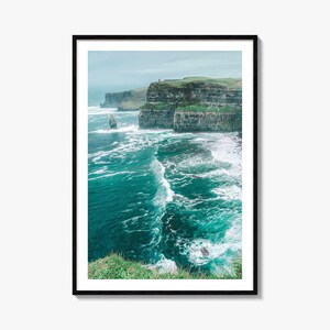 Irland Bunt Poster Druck Nr. 2, Irland Foto Wandkunst, Irland Wanddekoration, Irland Reise Print, Irland Straßen Karte Poster, Stadt Karte