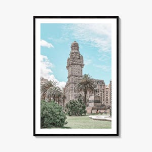 Montevideo Colorful Poster Print, Montevideo Photo Wall Art, Montevideo Wall Decor, Travel Print, Montevideo Street Map Poster, City Map