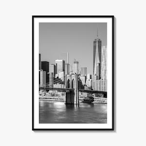 New York State Photo Poster Print, New York Black and White Wall Art, New York Wall Photography, New York Travel, New York Map Poster