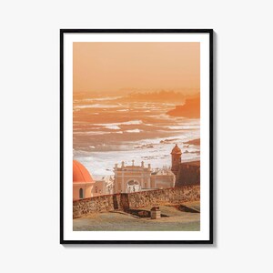 Puero Rico Bunt Posterdruck Nr. 1, Fuerte Rico Fotowand-Kunst, Dekor, Fuerte Rico Reise-Druck, Fuerte Rico Straßenkarte Poster, Stadt Karte
