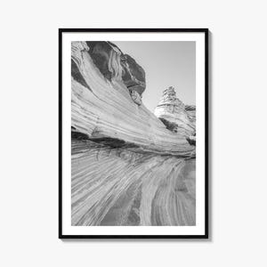 Arizona Foto Poster Druck Nr. 3, Arizona Schwarz Weiß Wand Kunst, Arizona Wand Fotografie, Arizona Reise, Arizona Karte Poster