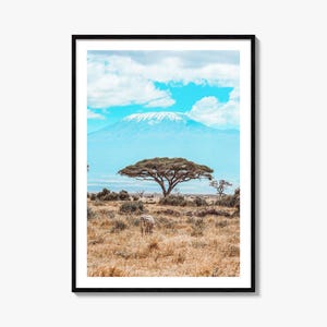 Kenia bunt Poster Druck, Kenia Foto Wandkunst, Kenia Wanddekor, Kenia Reisedruck, Kenia Straßenkarte Poster, Stadt Karte