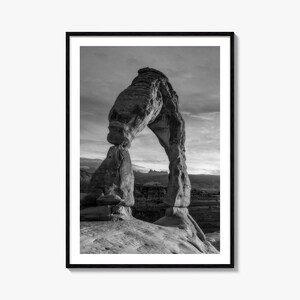 Utah Foto Poster Nr. 2, Utah Schwarz Weiß Wand Kunst, Utah Wand Fotografie, Utah Reise, Utah Karte Poster
