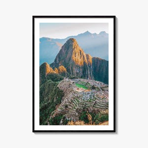 Peru Colorful Poster Print, Peru Photo Wall Art, Peru Wall Decor, Peru Travel Print, Peru Street Map Poster, City Map