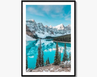 Moraine Lake Fine Art Photo Print, Banff National Park Poster