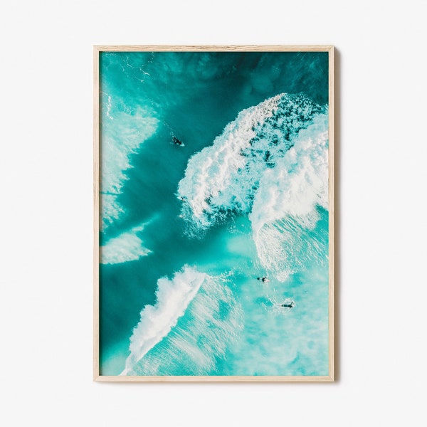 Surfing Colorful Poster Print No 3, Surfing Photo Wall Art, Wall Art Boho Decor, Photography Poster Print, Colorful Wall Art