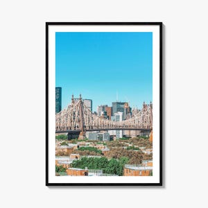 Queens Colorful Poster Print New York No 1, Queens Photo Wall Art, Queens Wall Decor, Queens Travel Print, Queens Street Map Poster