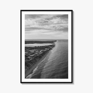 Nantucket Foto Poster Druck, Nantucket Schwarz und Weiß Wandkunst, Nantucket Fotografie, Nantucket Reise, Nantucket Karte Poster
