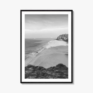 Kerala fotoposterprint, Kerala zwart-witte muurkunst, Kerala muurfotografie, Kerala reizen, Kerala kaartposter
