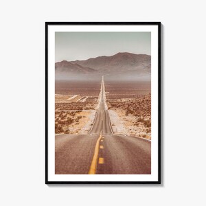 Kleurrijke posterprint Death Valley, Death Valley-fotomuurkunst, Death Valley-decor, reisafdruk, Death Valley-stratenkaartposter, stadsplattegrond