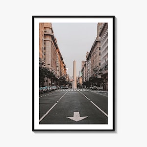 Buenos Aires bunter Plakatdruck Nr. 3,Buenos Aires-Fotokunst, Bueno Aires-Dekor, Reisedruck, Buenos Aires-Streetkarte, Stadtplan