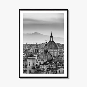 Rom Foto Poster Druck Nr. 1, Rom Schwarzweiß, Wandkunst, Rom Wand Fotografie, Rom Reise, Rom Karte Poster