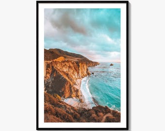 Bixby Creek Bridge Fine Art Photo Print, Big Sur, PCH, Monterey County, California