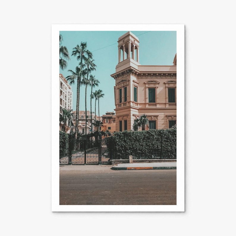 Alexandria Fine Art Photo Print, al-iskandariyah poster, white border, print only (unframed)