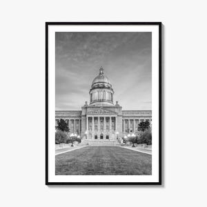Kentucky Foto Poster Druck, Kentucky Schwarz und Weiß Wandkunst, Kentucky Wand Fotografie, Kentucky Reise, Kentucky Karte Poster