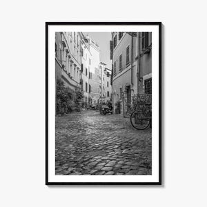 Rom Photo Poster No 2, Rom Schwarzweiß, Wandkunst, Rom Fotografie, Rom Reise, Rom Karte Poster