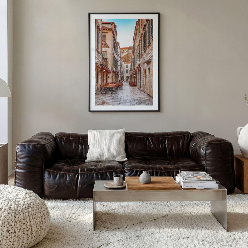 Dubrovnik Croatia Fine Art Photo Print, Old Town Stradun, Ragusa, Wall Poster image 5