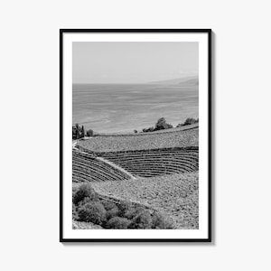 Basque Country Photo Poster Print, Basque Black and White Wall Art, Basque Wall Photography, Basque Travel, Basque Map Poster