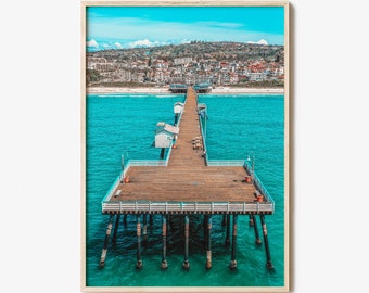 San Clemente Colorful Poster Print No 1, San Clemente Photo Art, San Clemente Decor, Travel Print, San Clemente Street Map Poster, City Map