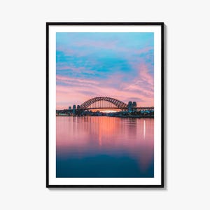 Sydney Colorful Poster Print No 2, Sydney Photo Wall Art, Sydney Wall Decor, Sydney Travel Print, Sydney Street Map Poster, City Map