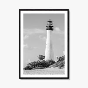 Florida fotoposter print nr. 1, Florida zwart-witte muurkunst, Florida muur fotografie, reizen Florida, kaart kaart Florida
