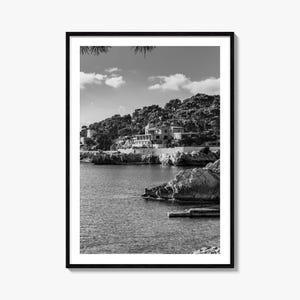 Spain Photo Poster Print, Spain Black and White Wall Art, Spain Wall Photography, Spain Travel, Spain Map Poster