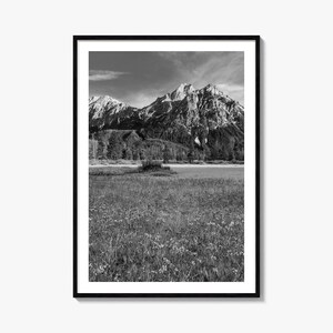 Idaho Foto Poster Druck, Idaho Schwarz Weiß Wandkunst, Idaho Wand Fotografie, Idaho Reise, Idaho Karte Poster