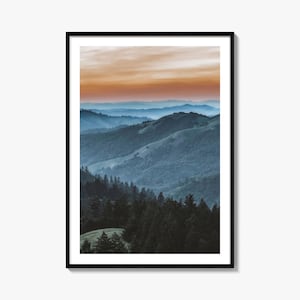 Marin County Colorful Poster Print No 1, Marin County Photo Art, Marin County Decor, Marin County Travel Print, Street Map Poster, City Map