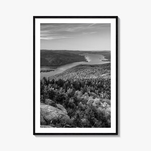 Upstate New York Foto Poster Druck, Upstate New York Schwarzweiß, Wandkunst, Upstate New York Fotografie, Reise, Karte Poster