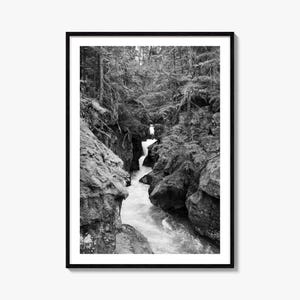 Montana Foto Poster Druck Nr. 2, Montana Schwarzweiß Wandkunst, Montana Wand Fotografie, Montana Reise, Montana Karte Poster